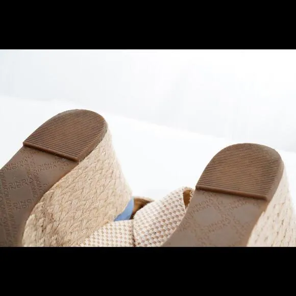 Vionic Maris Aruba Espadrille Wedge Ankle Strap Women's Sz 11 Shoes