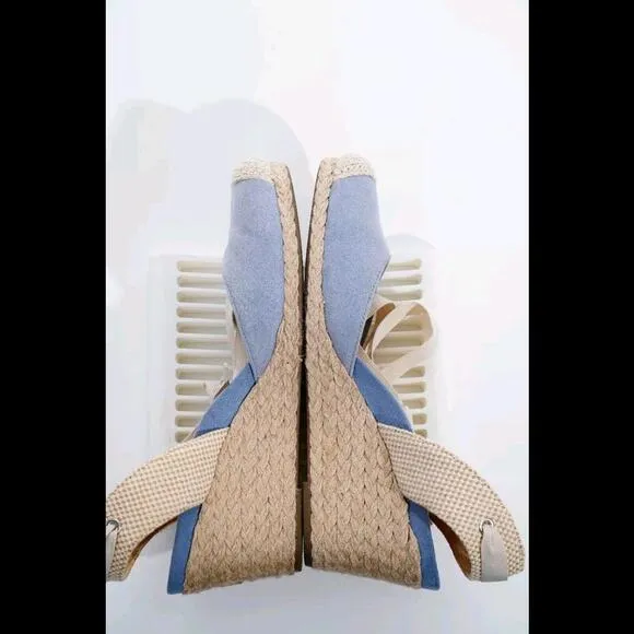 Vionic Maris Aruba Espadrille Wedge Ankle Strap Women's Sz 11 Shoes