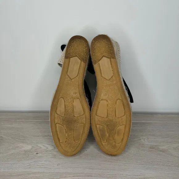 Viscata Barcelona Escala Espadrille Wedge Sandals Lace Up size 41