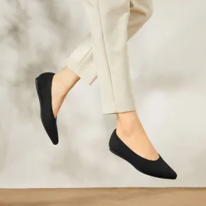 VIVAIA Pointed-Toe Water‎ Repellent Ballet Flats EU37 US6.5