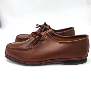 Vtg Johnston &amp; Murphy Shoes Mens 15 After Hours Brown Leather Moc Toe Vibram