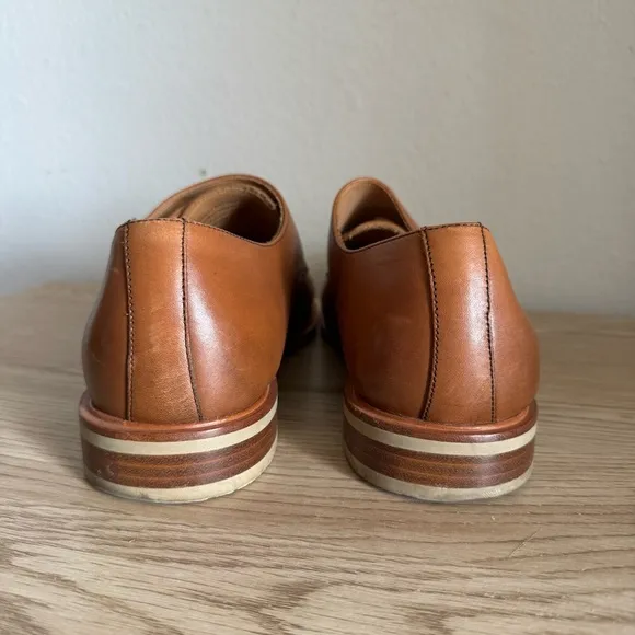 Warfield &amp; Grand James British Tan Double‎ Monk Mens Dress Shoes Size 11.5 80919