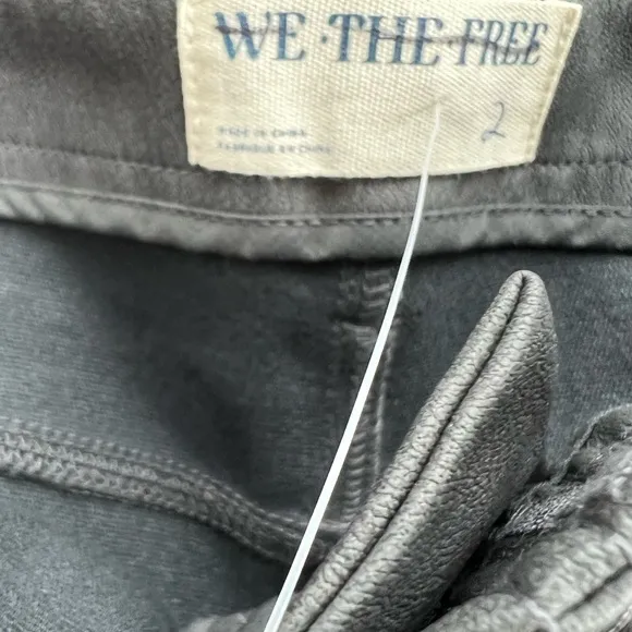 We The Free Dark Angel Vegan MicroShorts - Charcoal Combo