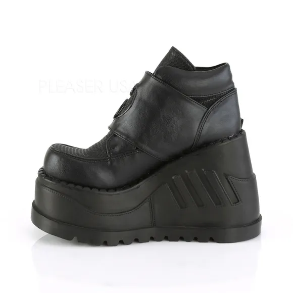 Wedge Platform Gothic  Ankle Boots