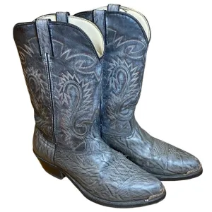 Western Gray Cowboy Boots size 10.5