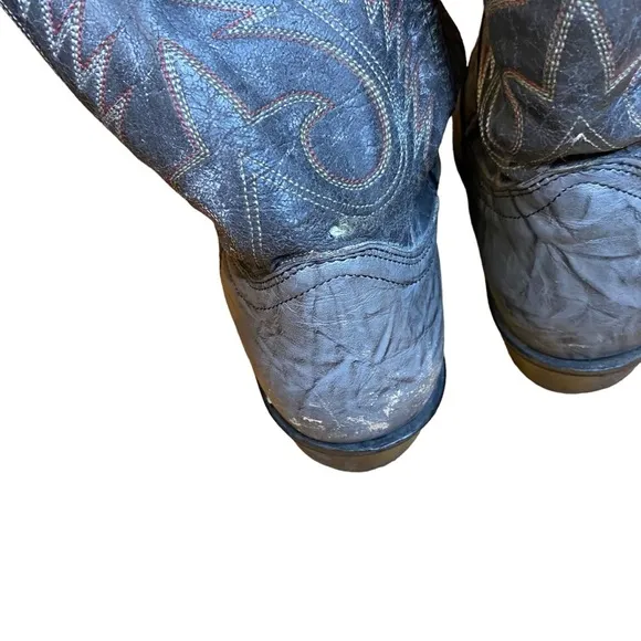 Western Gray Cowboy Boots size 10.5