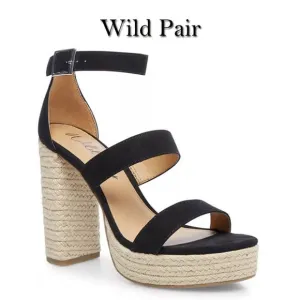 Wild Pair Yamina Block Heel Sandal Shoes Size 8 NWT