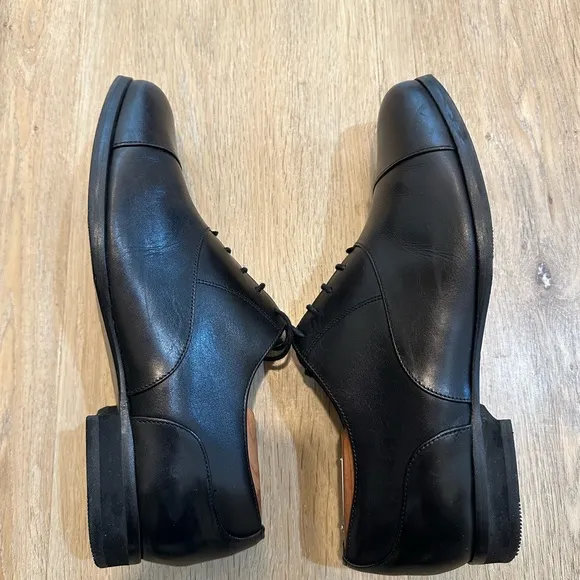 Wolf &amp; Shepherd Men’s Black Oxford Size US 9 EU 42
