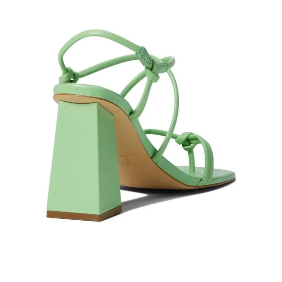 Woman's Heels‎ Marc Fisher LTD Giada Light Green Sandal Size 9M