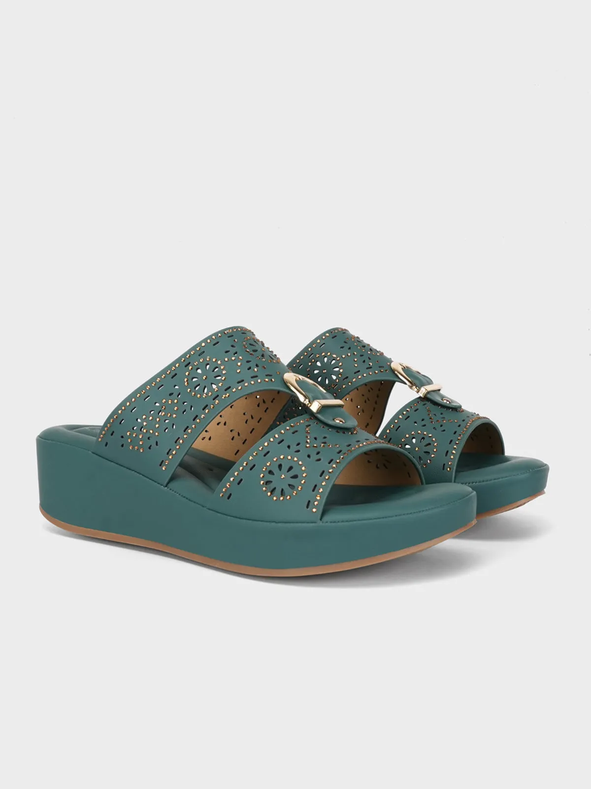 Women "LOVEDAY"Casual Wedge Slippers
