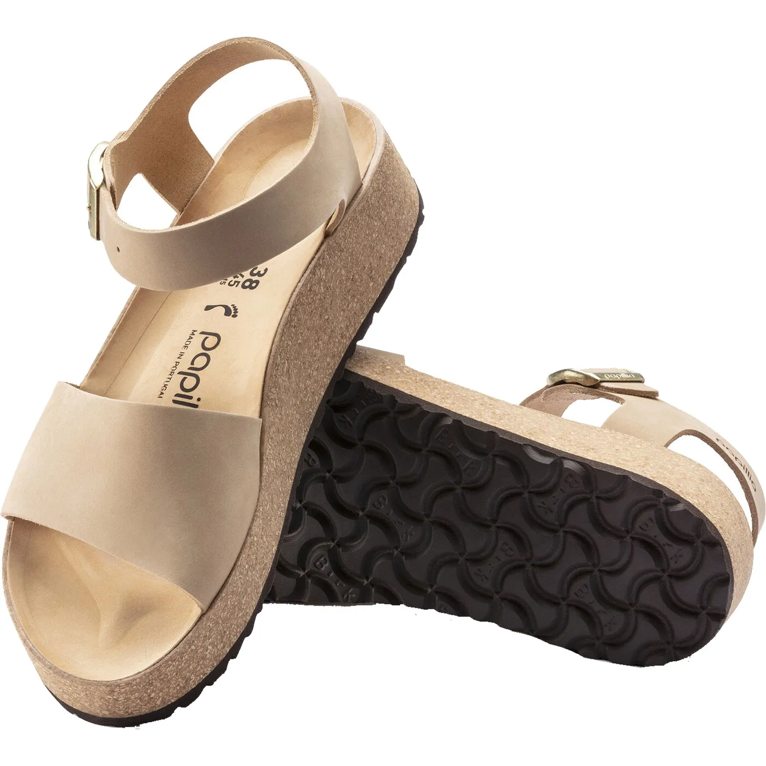 Women's Birkenstock Papillio Glenda Sandcastle Nubuck