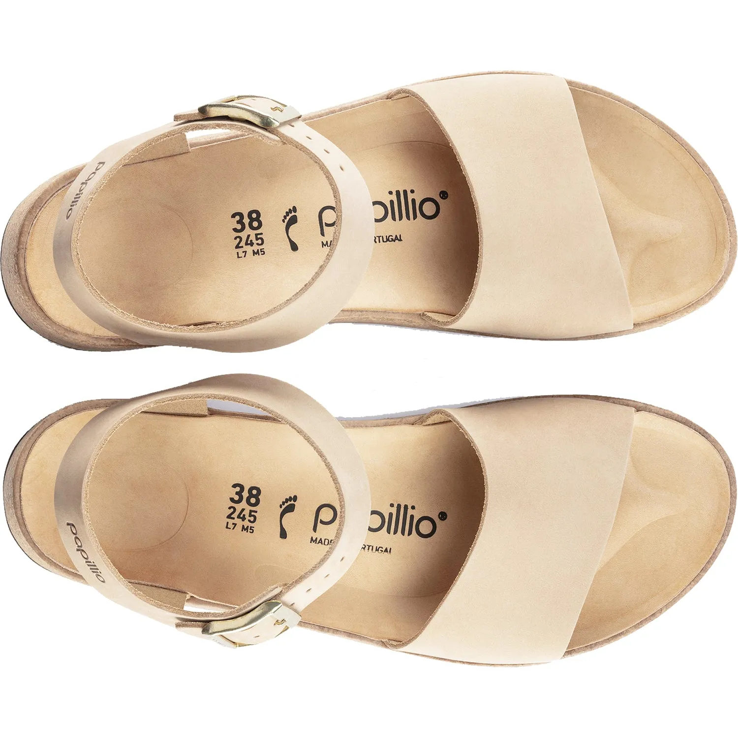 Women's Birkenstock Papillio Glenda Sandcastle Nubuck