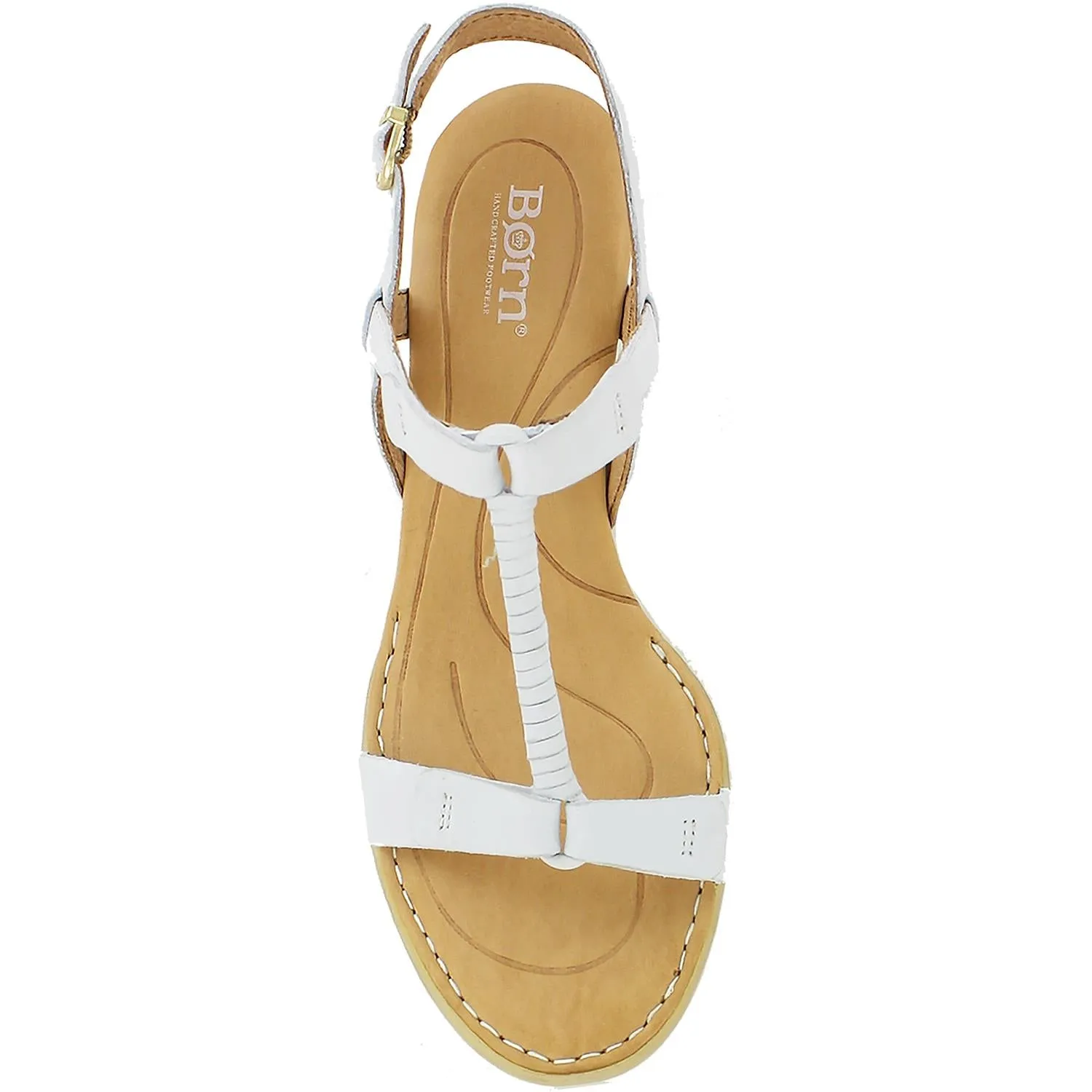 Women's Born Douala Bianco White Leather