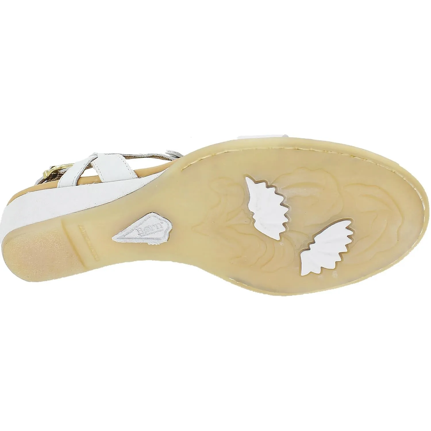 Women's Born Douala Bianco White Leather