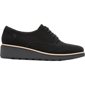 Women's Clarks Sharon Noel Black Nubuck