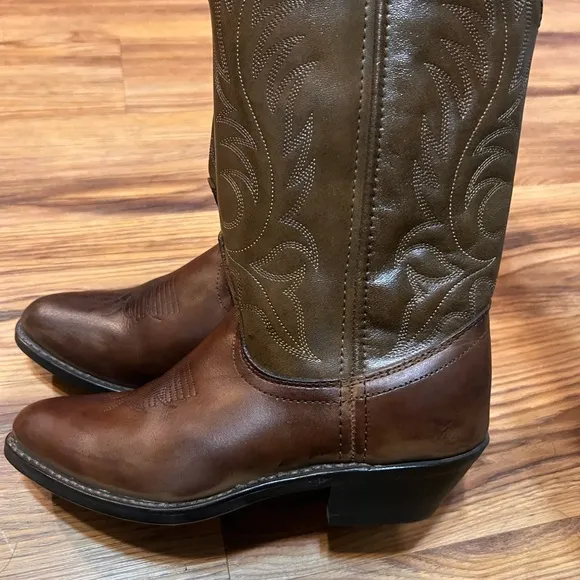 Women's Laredo Lea Vamp Fox western cowboy boots sz 6