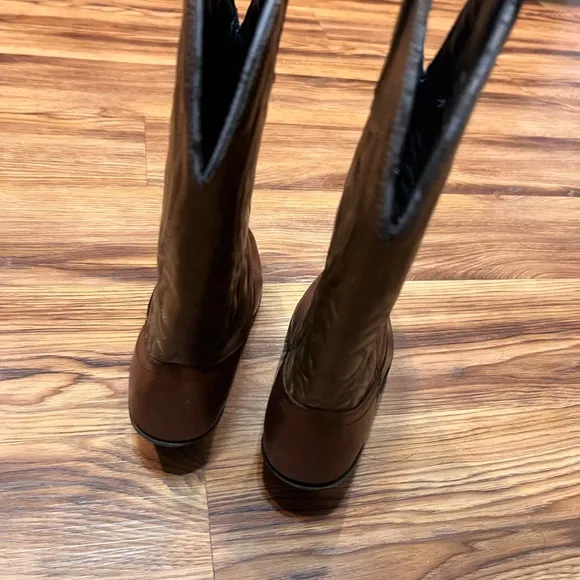 Women's Laredo Lea Vamp Fox western cowboy boots sz 6