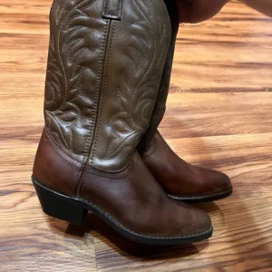 Women's Laredo Lea Vamp Fox western cowboy boots sz 6