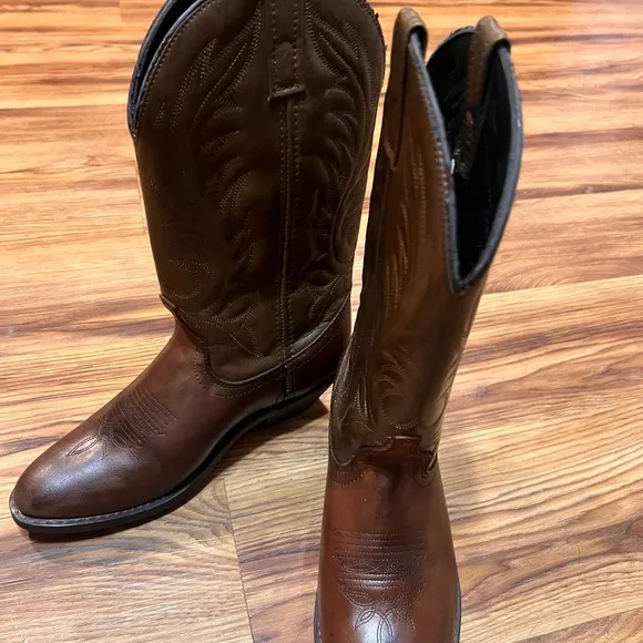 Women's Laredo Lea Vamp Fox western cowboy boots sz 6