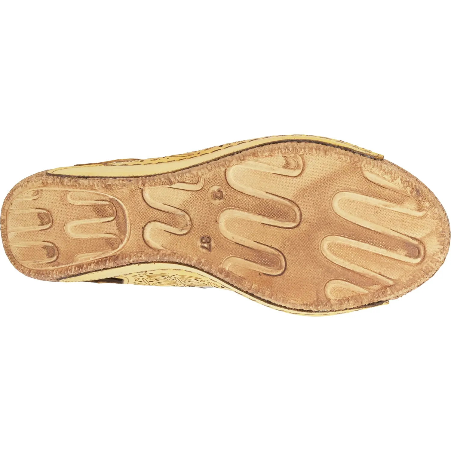 Women's Spring Step Inocencia Yellow Leather
