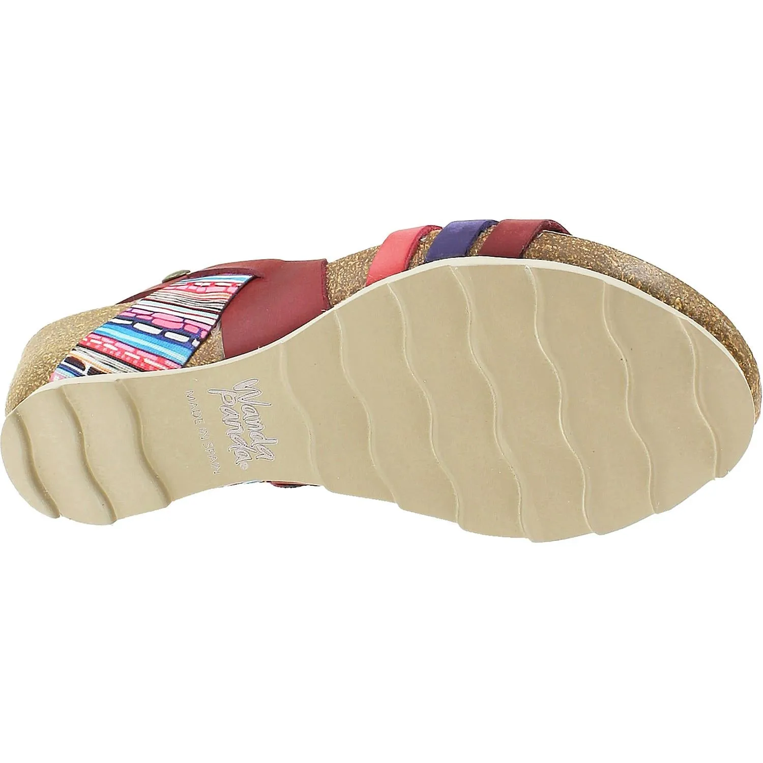 Women's Wanda Panda Becky WP-10709 Red 38 Combi Leather