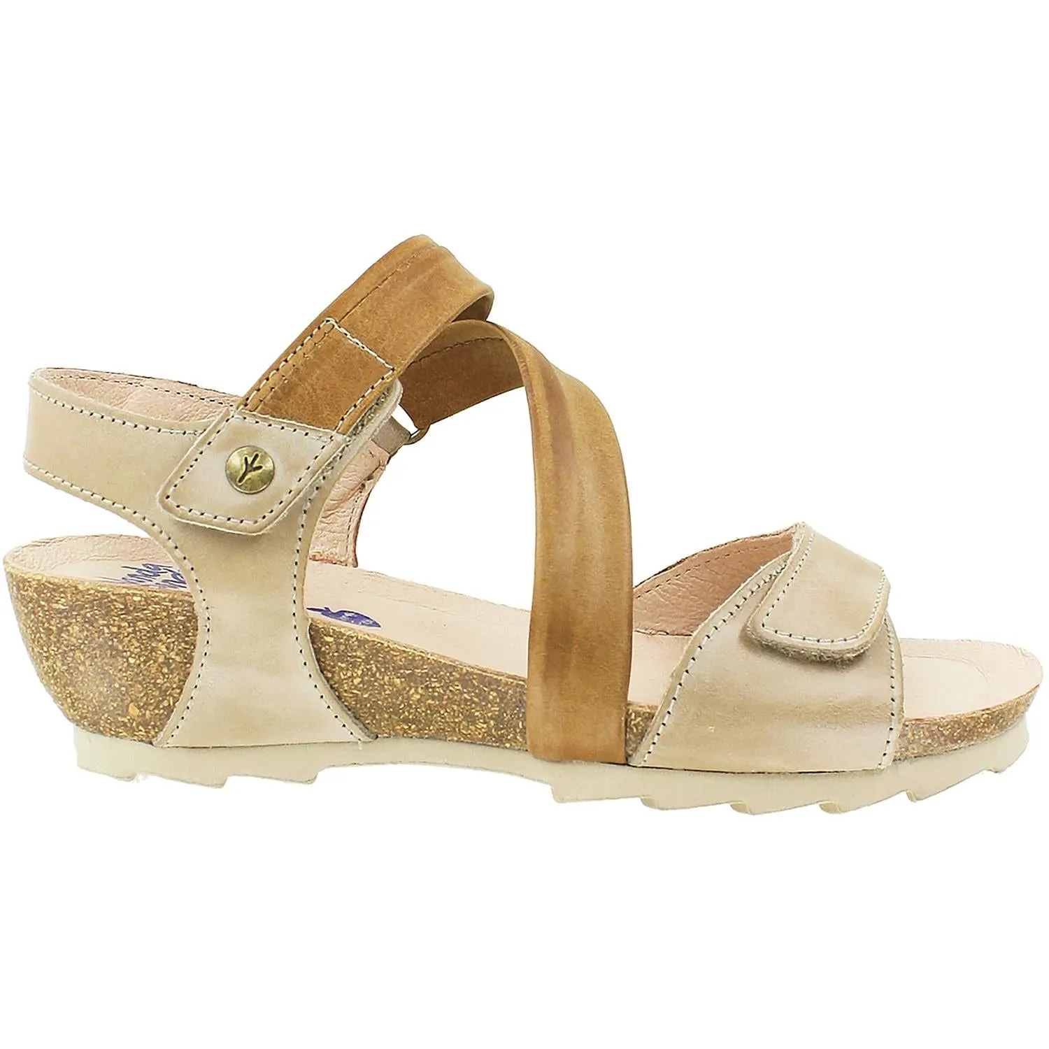 Women's Wanda Panda Bilma WP-10701 Tierra 14 Beige Combi Leather