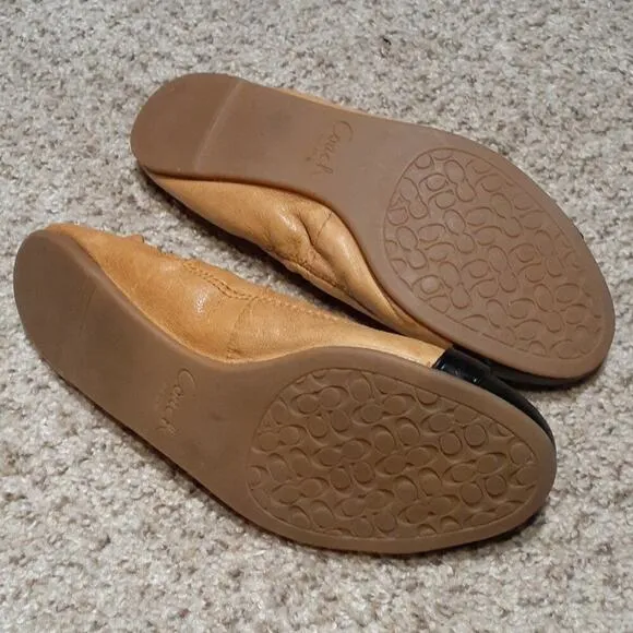 Wore 1x COACH sz 6.5 Delphine ballet shoes