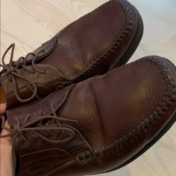 💕x2HP💕Men’s Brown leather lace up dress shoes