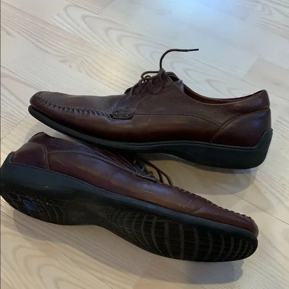 💕x2HP💕Men’s Brown leather lace up dress shoes