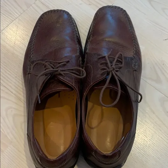 💕x2HP💕Men’s Brown leather lace up dress shoes