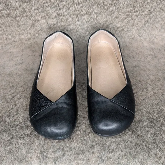 Xero Shoes Phoenix Leather Dress Flats Black Women's 6.5