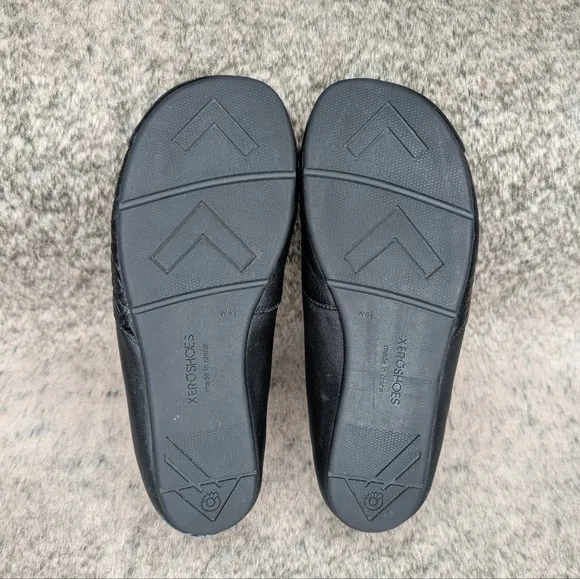 Xero Shoes Phoenix Leather Dress Flats Black Women's 6.5