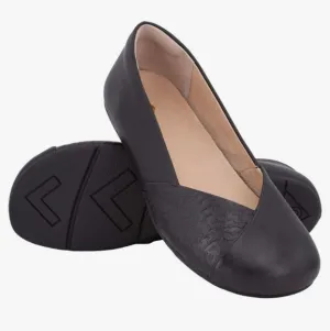 Xero Shoes Phoenix Leather Dress Flats Black Women's 6.5