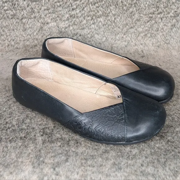Xero Shoes Phoenix Leather Dress Flats Black Women's 6.5
