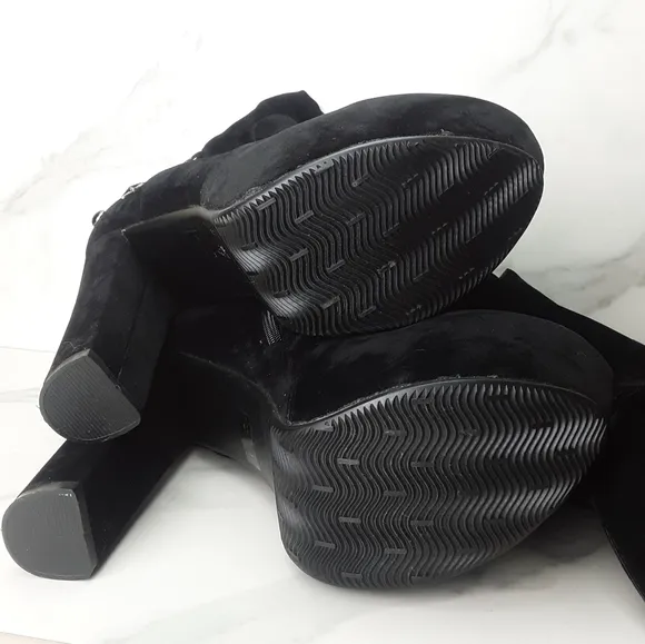 Y2KVintage thigh high star studded platform boots