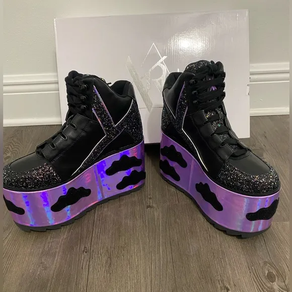YRU Qozmo Night Sky Platform Boots