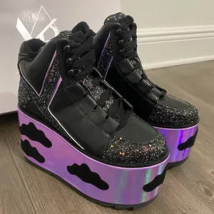 YRU Qozmo Night Sky Platform Boots
