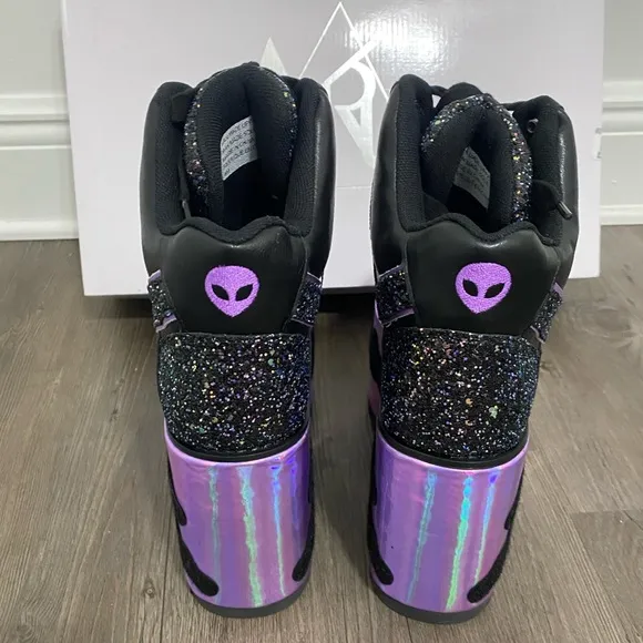 YRU Qozmo Night Sky Platform Boots