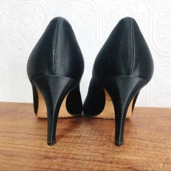YVES SAINT LAURENT Satin Stiletto Pumps