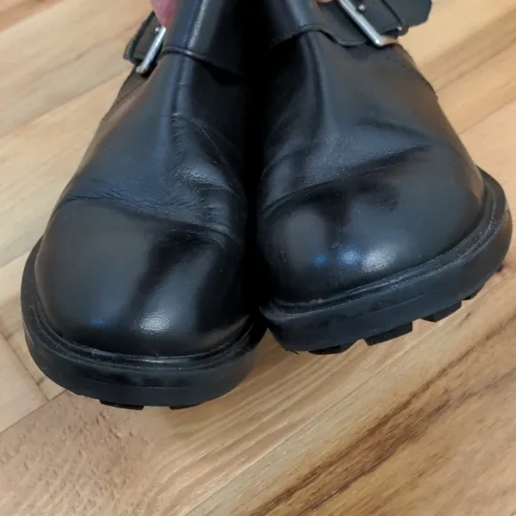 𝅺zara ankle biker boots
