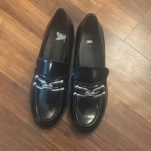 Zara Black Loafers size 41