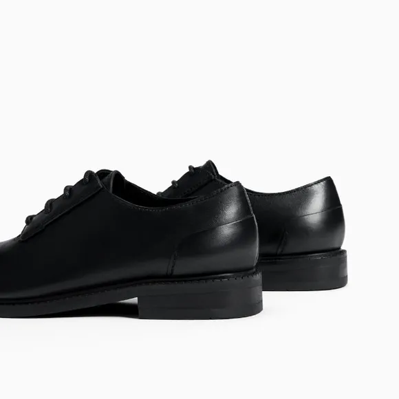 Zara boys smart leather shoes