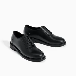 Zara boys smart leather shoes