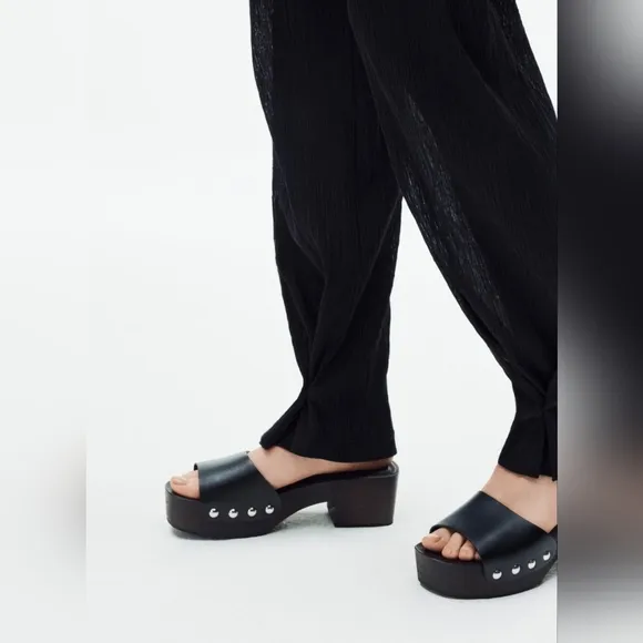 ZARA LEATHER SANDALS LIMITED EDITION, US 8