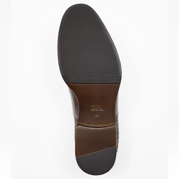 ZARA NWT Men’s Embossed Dress Shoes