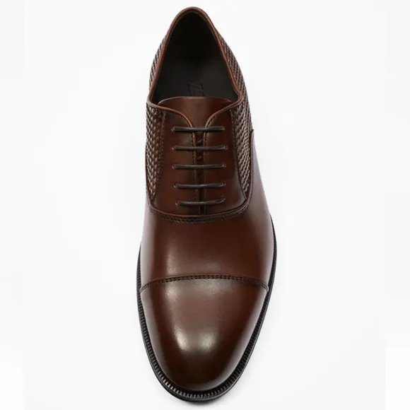 ZARA NWT Men’s Embossed Dress Shoes