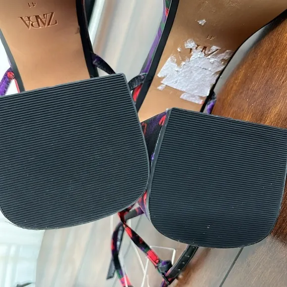 Zara  Platform Chunky Sandal Women's 41 Purple  Bloggers Favorite New