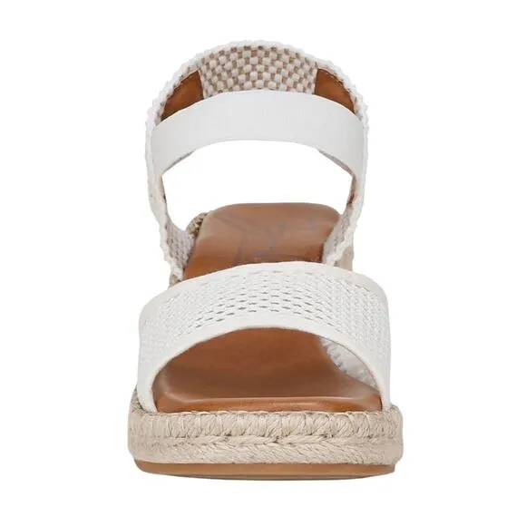 Zodiac Women's Noreen Ankle Strap Espadrille Wedge Sandals White Size 7