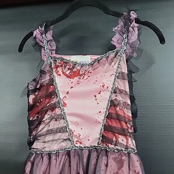 Zombie Prom Queen Halloween Costume Girl's Size XL